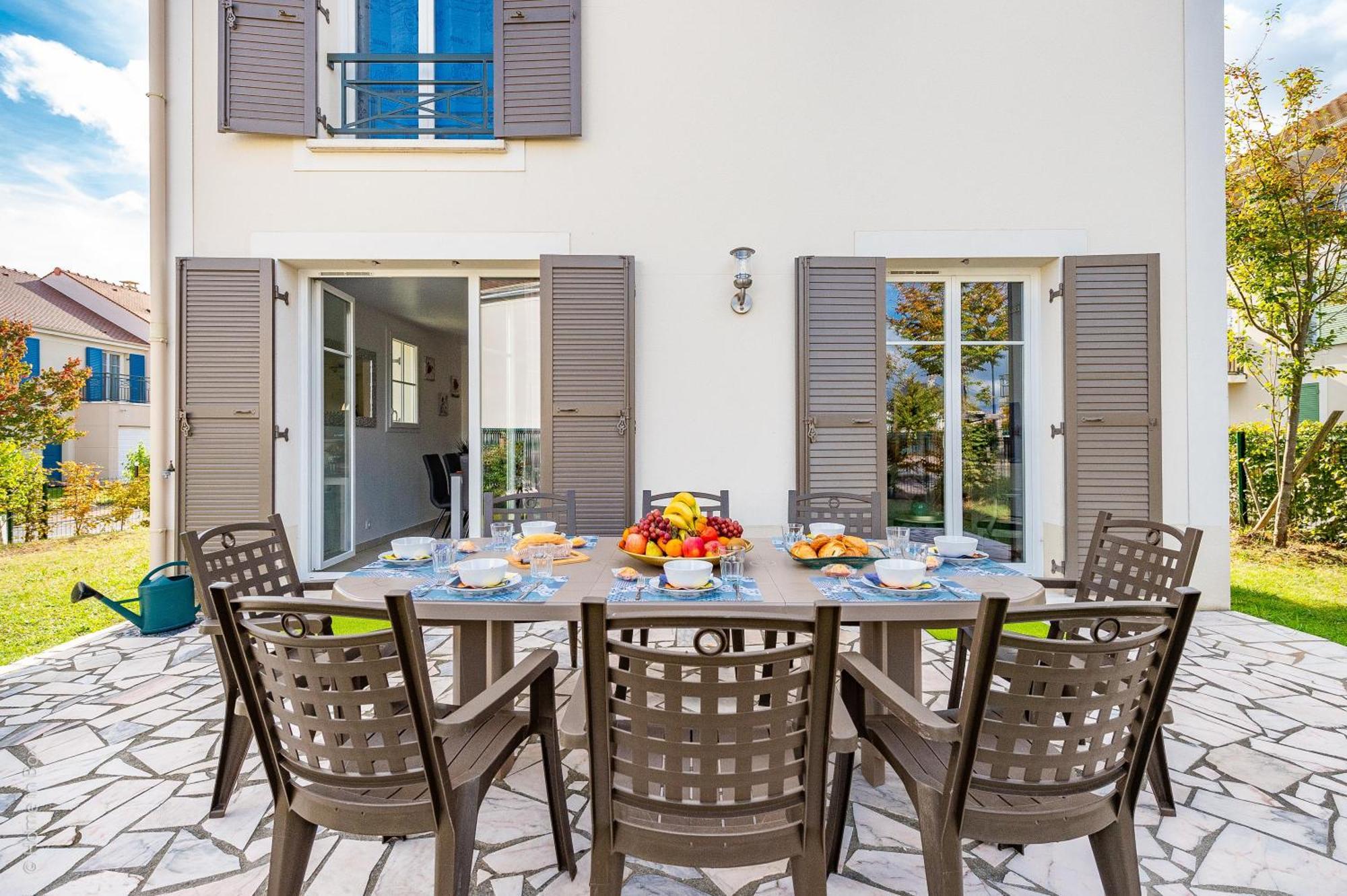 Gite La Villa Omagny Paris Marne-La-Vallee Bagian luar foto
